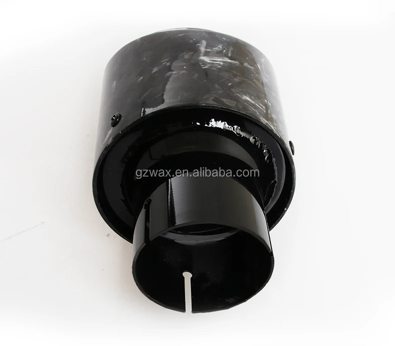 In Stock Forged Carbon Fiber Exhaust Muffler Tips for Universal Car Stainless Steel Exhaust Pipe Tips