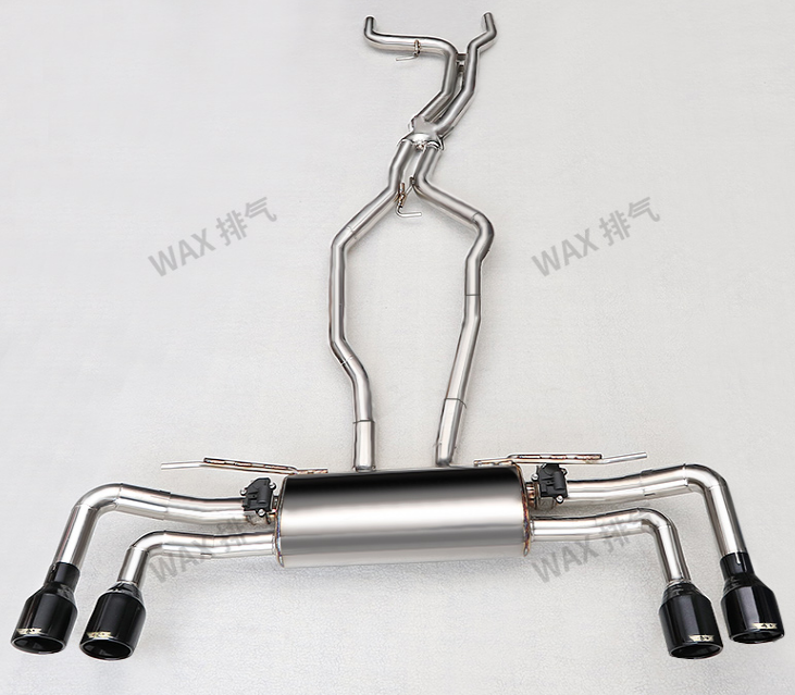 Performance Cat-back Exhaust Pipe Stainless Steel Catback exhaust pipe with Valvetronic For AUDI Q2 Q3 Q5 Q7 2006-2021