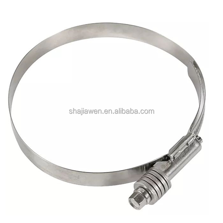 High quality Stainless Steel adjustable constant torque clamp exhaust hose clamp for pipes