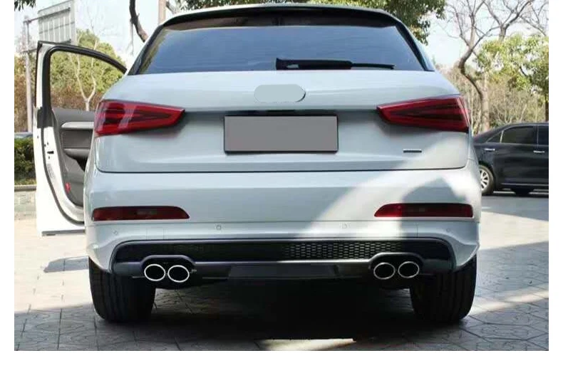 High performance Stainless Steel Catback Exhaust pipe Muffler with Rear Bumper For AUDI Q3 2011-2021