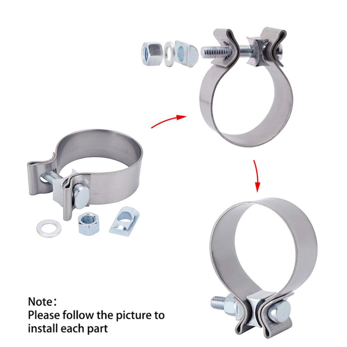 Stainless Steel exhaust band Clamp 3