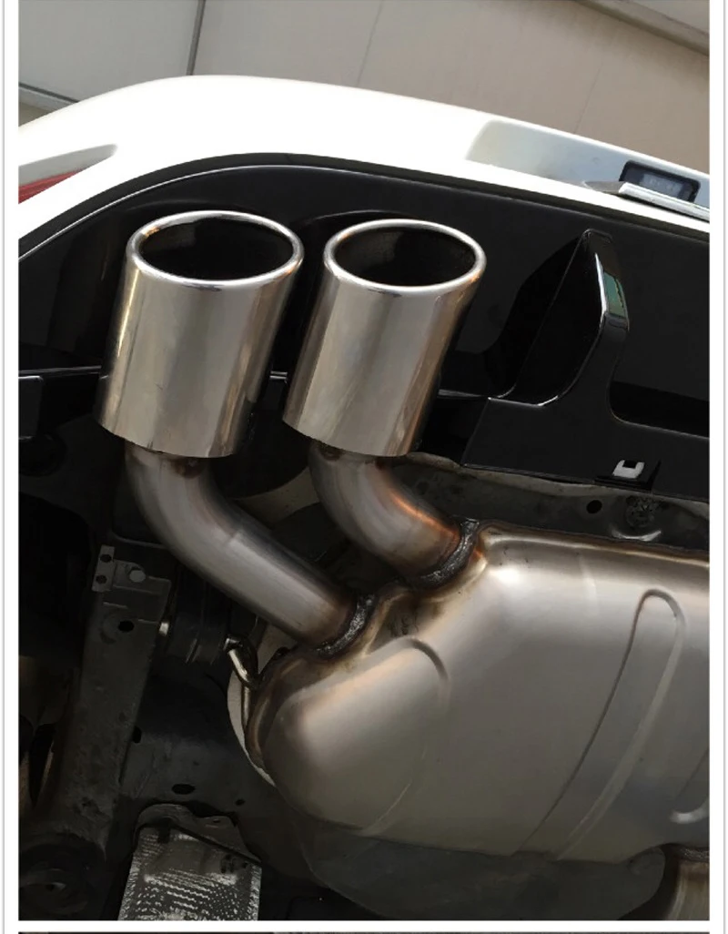 Exhaust Muffler Pipe with Rear Bumper For VW Golf 7 MK7 2012-2022 Refitted Upgrade To R Style Gti Auto Accessories