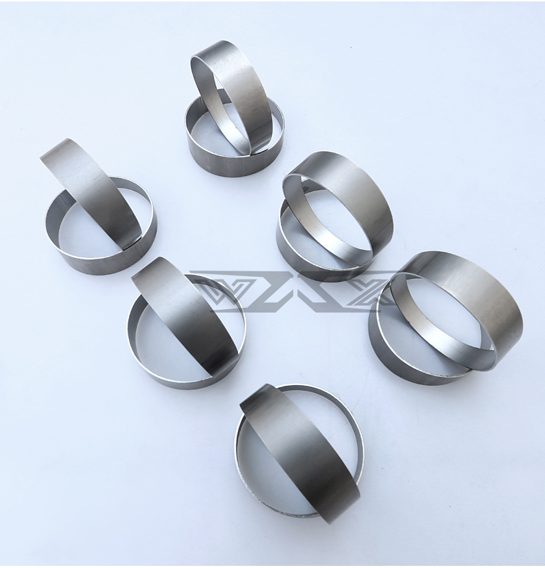 Titanium Universal Pie Cuts 1.5D tight radius 1.0mm wall with pie cuts 90 degree