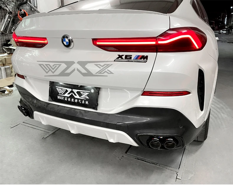 Catback Stainless Steel Exhaust Pipe For BMW X6 G05 G06 F16 F86 Exhaust System Valvetronic Exhaust Muffler Quad-outet Catback