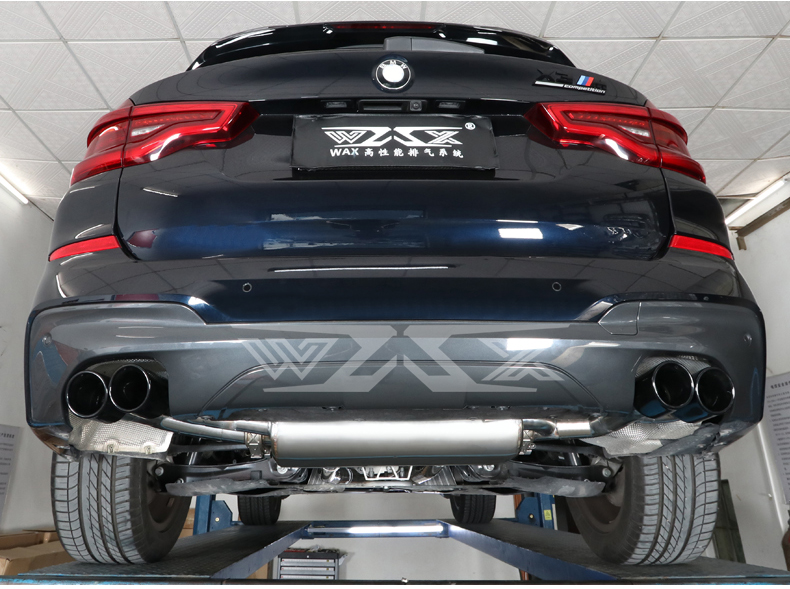 Carbon Fiber Exhaust Tail Pipe Cat-back For BMW X3 E83 F25 F97 2010-2021High Performance Catback Exhaust with Valvetronic