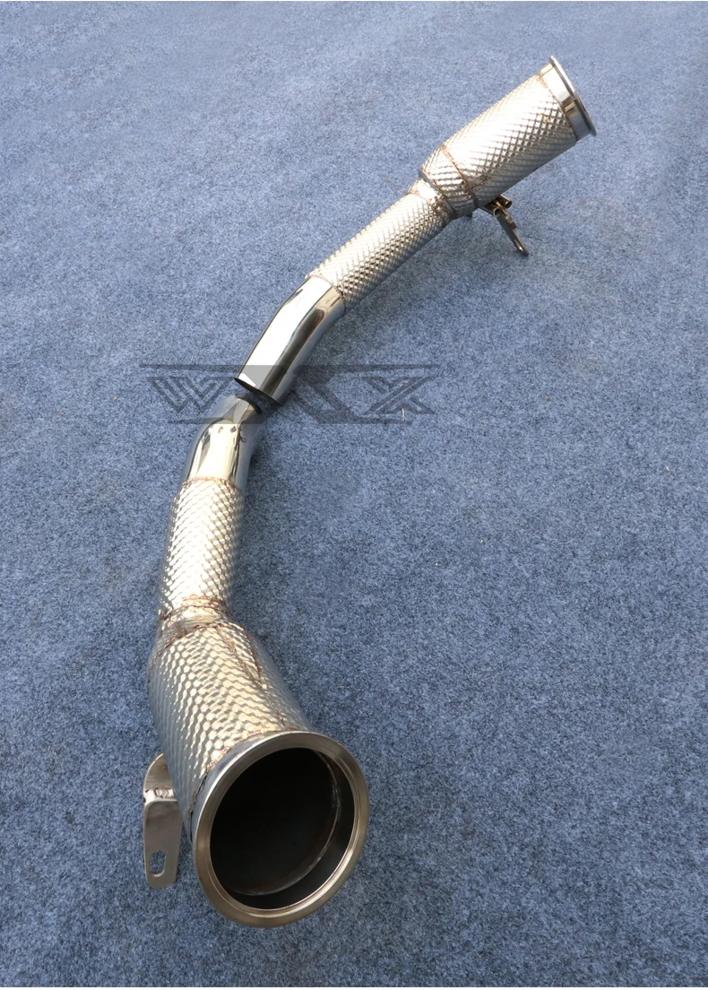 Stainless Steel Downpipe with Heat Shield Exhaust Pipe For Ferrari 458 4.5 2013-2016 Downpipes Exhaust System