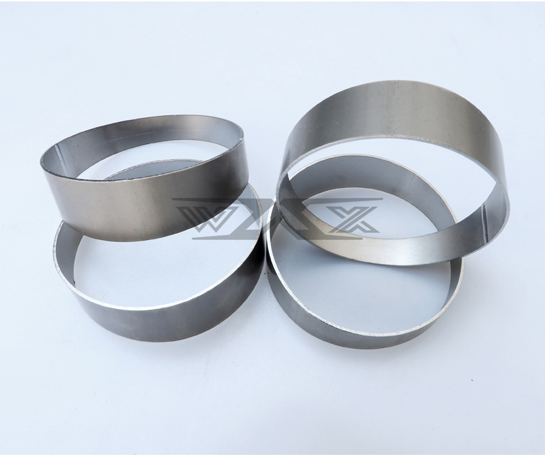 Titanium Universal Pie Cuts 1.5D tight radius 1.0mm wall with pie cuts 90 degree