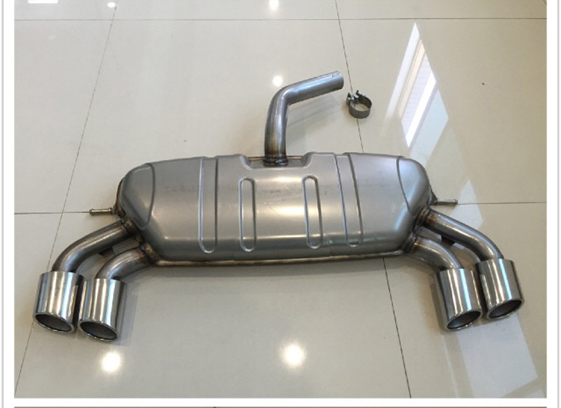 Exhaust Muffler Pipe with Rear Bumper For VW Golf 7 MK7 2012-2022 Refitted Upgrade To R Style Gti Auto Accessories