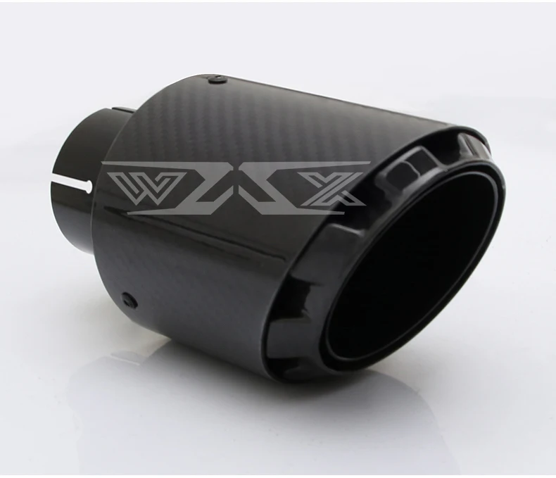 Stainless Steel Carbon Fiber Tips Universal Exhaust Muffler Tips Carbon Fiber Tail Pipe Exhaust Tips