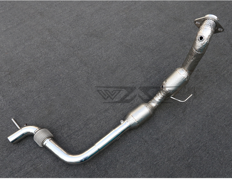 Catted Downpipe For Ford Mustang 2.3 2015-2020 Stainless Steel Exhaust Down Pipes