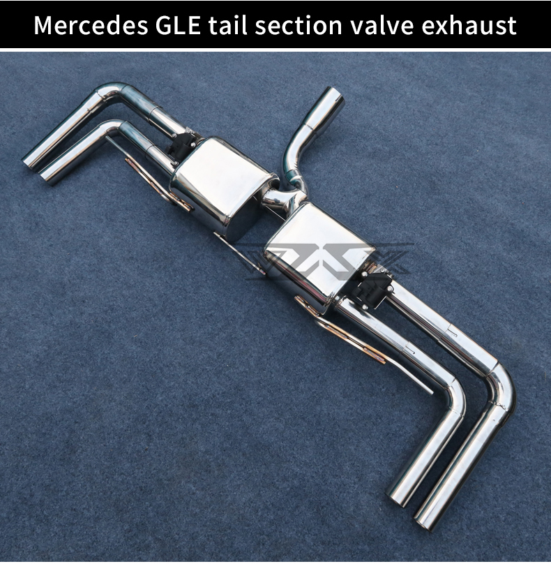 Stainless Steel Exhaust Muffler Pipe For Mercedes-Benz GLE 2018-2022 Exhaust Valve Control Auto Exhaust System