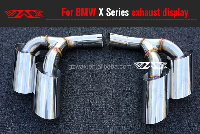 Performance Exhaust System Muffler Exhaust Valved Cat-back with Remote Control For BMW X3 X4 X5 X6 2015-2022