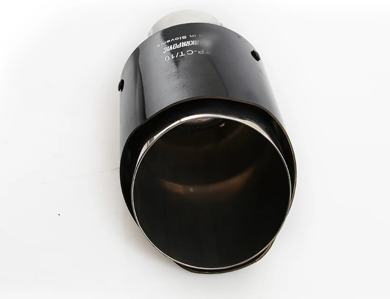 Factory wholesale Silver End style Stainless Steel Ak-rapovic exhaust pipe for universal car