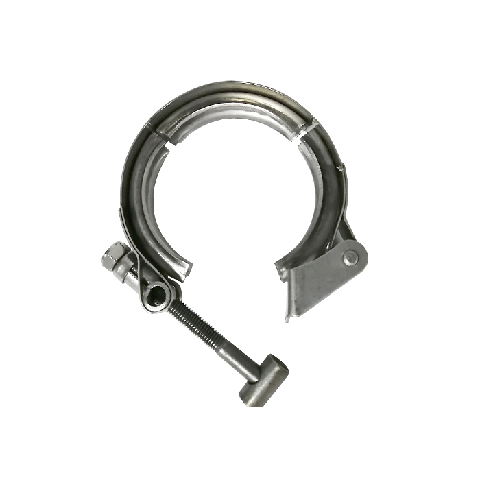 T304 Stainless steel clamp for securing pipe and for automotive system