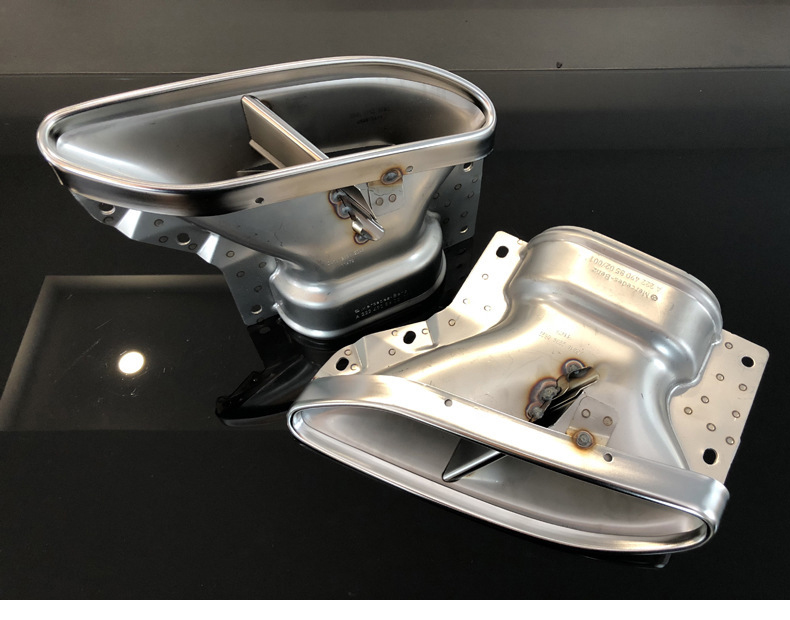 Professional Car Stainless Steel Dual Exhaust Tips For mercedez benz New Model W222 S Class