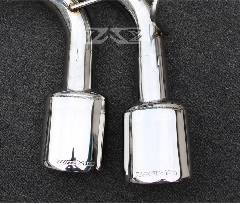 Catback Exhaust Muffler Vacuum Valve For Mercedes-Benz G500 G55 G63 G65 W464 2019-2022 Stainless Steel Rear Exhaust Pipes