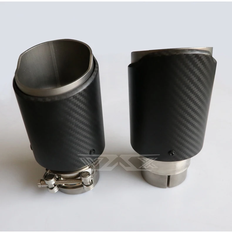 Custom Carbon Fiber Exhaust Tips Tail Pipe Muffler Exhaust Tail Pipe Universal Factory Direct Sale